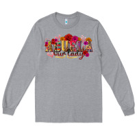 Heather Grey Abuela Our Lady Long Sleeve Tee - texasbilliewilder