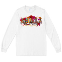 White Abuela Our Lady Long Sleeve Tee - texasbilliewilder