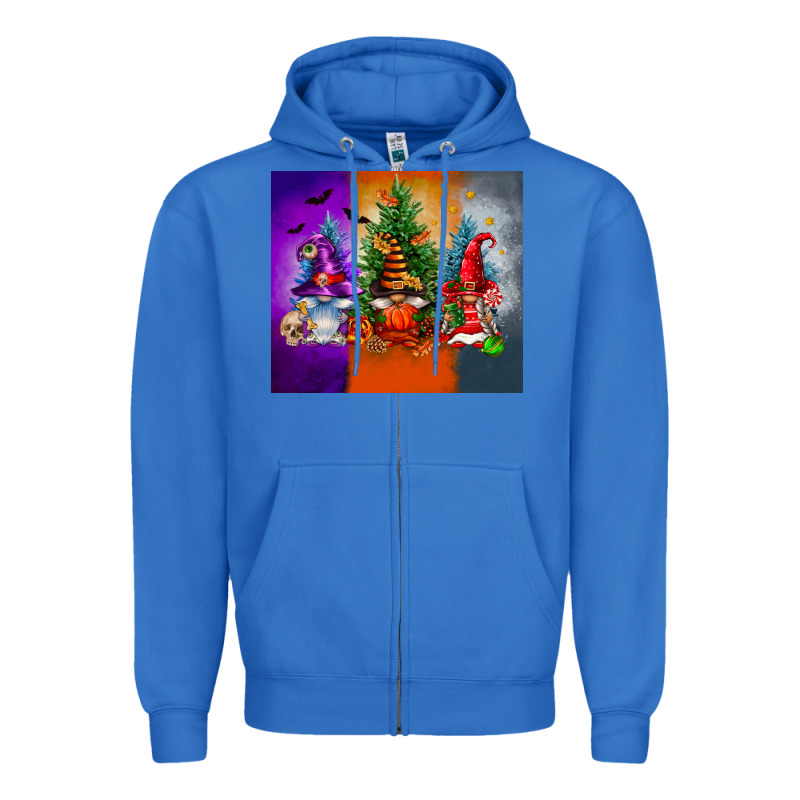 Halloween Gnomes Zipper Hoodie by FaDigitalArtStudio | Teevron