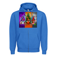 True Royal halloween gnomes Zipper Hoodie - FaDigitalArtStudio