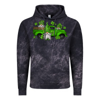 Cloud Black st patrick's gnomes farm truck Vintage Hoodie - Jasminsmagicworld