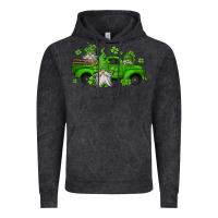 Vintage Black st patrick's gnomes farm truck Vintage Hoodie - Jasminsmagicworld