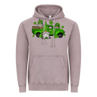 St Patrick's Gnomes Farm Truck Vintage Hoodie | Teevron