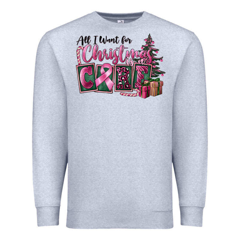 All I Want For Christmas Is Cure Premium Sweatshirt by FaDigitalArtStudio | Teevron