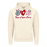 Vintage Artic Peace Love Nurse Vintage Hoodie - RanaPortraitStore