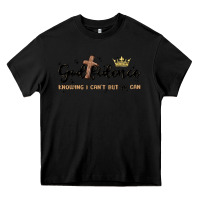 Black godfidence Heavy Core Tee - MaliasSmallBusiness