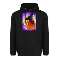 Black witch with crystal ball air freshener Heavyweight Hoodie - BundleAndBundleShop
