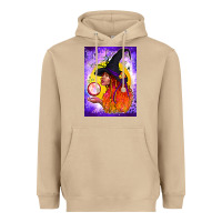 Mushroom witch with crystal ball air freshener Heavyweight Hoodie - BundleAndBundleShop
