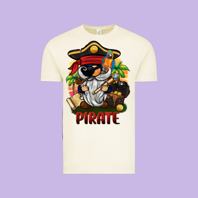 Pirate Gnome Vintage Tee Designed By Barkaloodesign