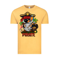 Vintage Mustard pirate gnome Vintage Tee - BarkalooDesign