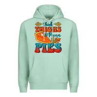 Seafoam Thick Thighs&Pecan Pies Premium Hoodie - FaDigitalArtStudio