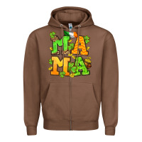 Chestnut St. Patrick's Day mama Zipper Hoodie - OliviaCreatesArt