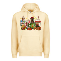 Pina Colada Christmas coffee cups with Labrador Premium Hoodie - RanaPortraitStore