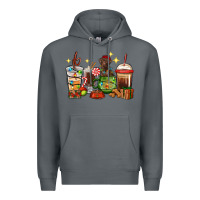 Rock Christmas coffee cups with Labrador Premium Hoodie - RanaPortraitStore