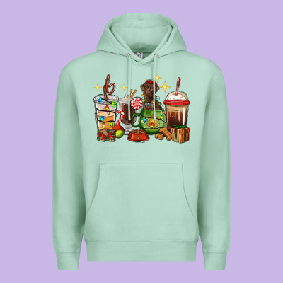 Christmas Coffee Cups With Labrador Premium Hoodie Designed By Ranaportraitstore