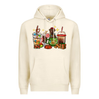 Tofu Christmas coffee cups with Labrador Premium Hoodie - RanaPortraitStore