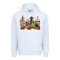 White Christmas coffee cups with Labrador Premium Hoodie - RanaPortraitStore