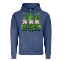 Vintage Denim shenanigans with my gnomies st patricks day gnomes Vintage Hoodie - Jasminsmagicworld