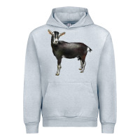 Heather Grey Alpine Goat Urban Hoodie - LillyAllenDesigns