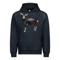 Navy Alpine Goat Urban Hoodie - LillyAllenDesigns