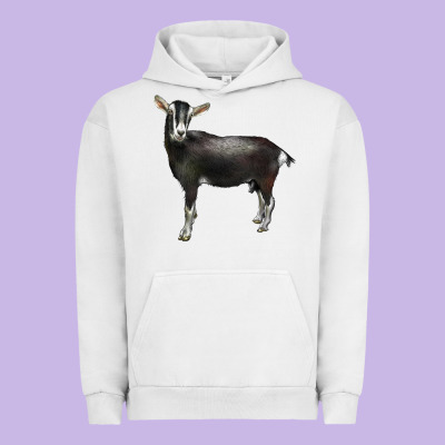 Alpine Goat Urban Hoodie Designed By Lillyallendesigns
