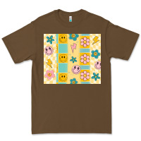 Cacao retro daisy Premium Tee - MaliasSmallBusiness