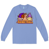 Colony Blue Basketball gnomes Long Sleeve Tee - NancyCooperArtShop