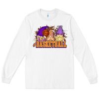 White Basketball gnomes Long Sleeve Tee - NancyCooperArtShop