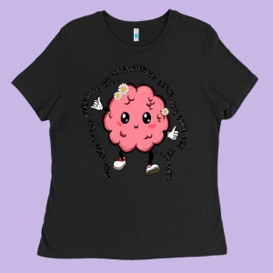 Brain Ladies Tee Designed By Maliassmallbusiness