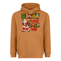 Meerkat Santa Please Stop Here Heavyweight Hoodie - FaDigitalArtStudio