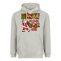 Moon Dust Santa Please Stop Here Heavyweight Hoodie - FaDigitalArtStudio
