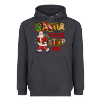 Smoke Santa Please Stop Here Heavyweight Hoodie - FaDigitalArtStudio