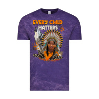 Cloud Purple every child matters child and wolf Vintage Tee - BarkalooDesign