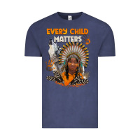 Vintage Denim every child matters child and wolf Vintage Tee - BarkalooDesign