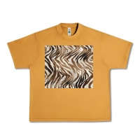Peanut Butter brown zebra Urban Heavy Tee - BarkalooDesign