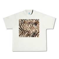 Pistachio brown zebra Urban Heavy Tee - BarkalooDesign