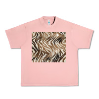 Salmon brown zebra Urban Heavy Tee - BarkalooDesign