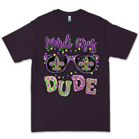 Plum mardi gras dude Premium Tee - MaliasSmallBusiness