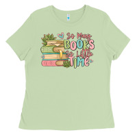 Matcha so many books so little time Ladies Tee - MaliasSmallBusiness