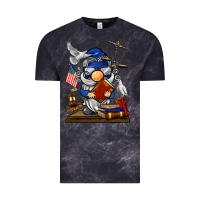 Cloud Black judge  gnome Vintage Tee - BarkalooDesign