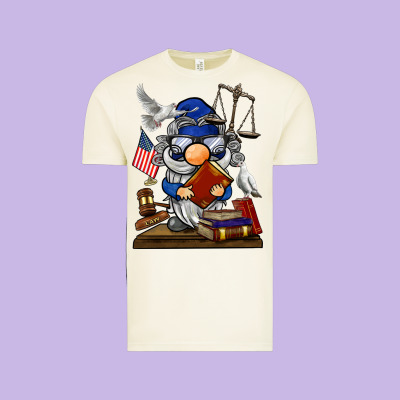Judge  Gnome Vintage Tee Designed By Barkaloodesign
