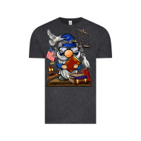 Vintage Black judge  gnome Vintage Tee - BarkalooDesign