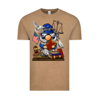 Vintage Coffee judge  gnome Vintage Tee - BarkalooDesign