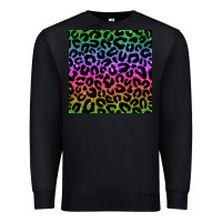 Black leopard glitter seamless pattern Premium Sweatshirt - BundleAndBundleShop