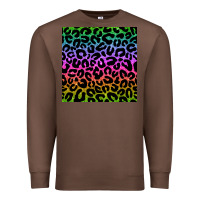 Chestnut leopard glitter seamless pattern Premium Sweatshirt - BundleAndBundleShop