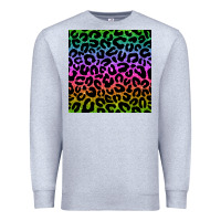 Heather Grey leopard glitter seamless pattern Premium Sweatshirt - BundleAndBundleShop