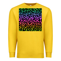 Lemon leopard glitter seamless pattern Premium Sweatshirt - BundleAndBundleShop