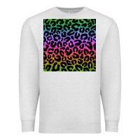 Oatmeal Heather leopard glitter seamless pattern Premium Sweatshirt - BundleAndBundleShop