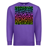 Purple leopard glitter seamless pattern Premium Sweatshirt - BundleAndBundleShop