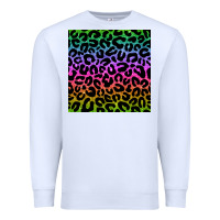 White leopard glitter seamless pattern Premium Sweatshirt - BundleAndBundleShop